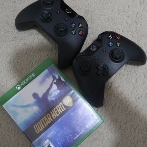 Xbox One Controller and Guitar Hero Live Bundle